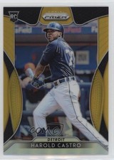 2019 Panini Prizm Tier III Gold Prizm 4/10 Harold Castro #234 0c6
