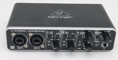 Behringer UMC204HD U-phoria USB Audio Interface