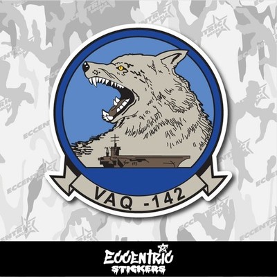 US Navy Electronic Attack Squadron 142 (VAQ-142) Vinyl Sticker