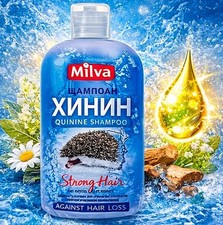 Milva Shampoo Quinine 200 ml - flegend, stärkend, ohne Silikone