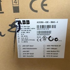 ABB ACS355-03E-38A0-4 Machinery Drive 18.5kW 38A 480V, New-Open Box