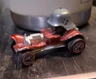 Vintage 1969 Hot Wheels Redline Red Baron Hong Kong Toy Race Car