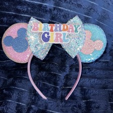 Disney Inspired Birthday Girl Headband Pre-Owned Never Used