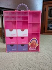 Vintage Barbie Closet 1993 Mattel Tara Toy Closet Storage Pink Carrying Case