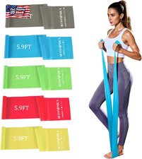 5 Pcs Professional Resistance Bands. Latex-Free, Elastic Band, Work Out Bands, S