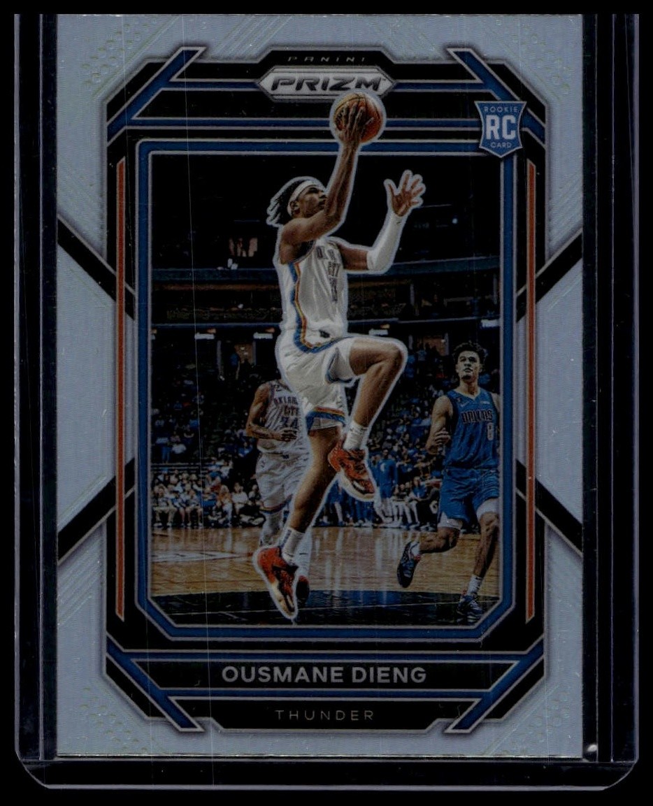 Ousmane Dieng 2022-23 Panini Prizm #224 Prizms Silver Rookie OKC Thunder