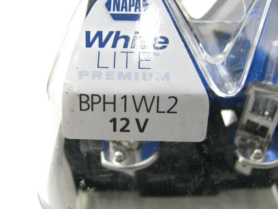 Lâmpada para farol Napa BPH1WL2 branca leve 12V pacote com 2 - Imagem 3 de 3
