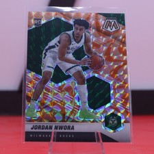2020-21 Panini Mosaic - Jordan Nwora #219 Orange Reactive RC Rookie