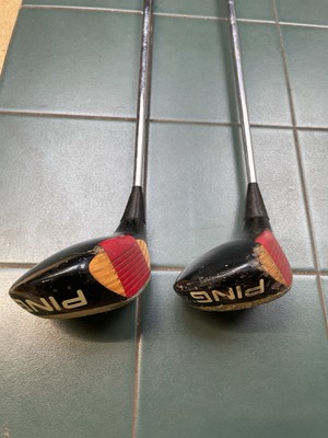 Vintage Golfschläger 2x RH Ping Zing großer Holzkopf Hölzer Driver 3 Holz siehe Beschreibung