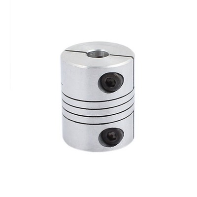 D20L25 6mmx6.35mm Aluminum Alloy Spline Shaft Flexible Helical Coupling