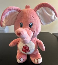 Care Bears Cousins Lotsa Heart Elephant 2016 Just Play 13" Plush Pink Trunk Q042