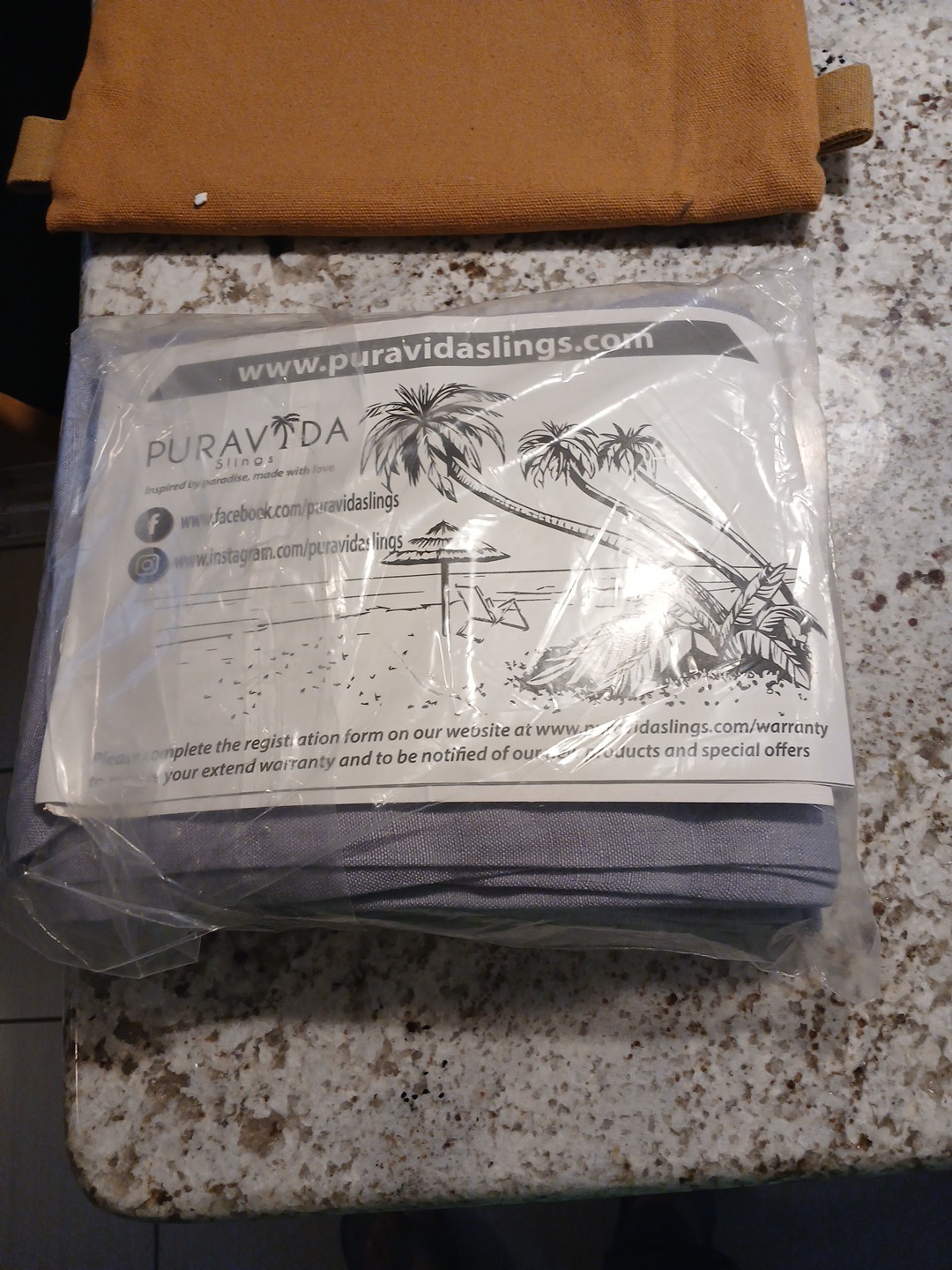 NALAKAI BAMBOO AND LINEN RING SLING BABY CARRIER- NEW!