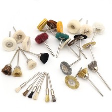 2.35mm Shank Rotary Steel Wire Wheel Polishing Cup Brush for Dremel Cleaning