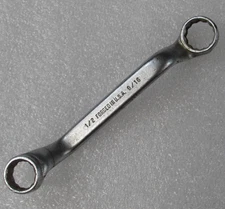 Vintage Rare Indestro Super 742 Offset 12 Point Closed-End Wrench  1/2- 9/16