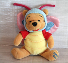 Vintage 6" Disney Winnie the Pooh Butterfly Pooh Plush Easter 2000 Plush Toy