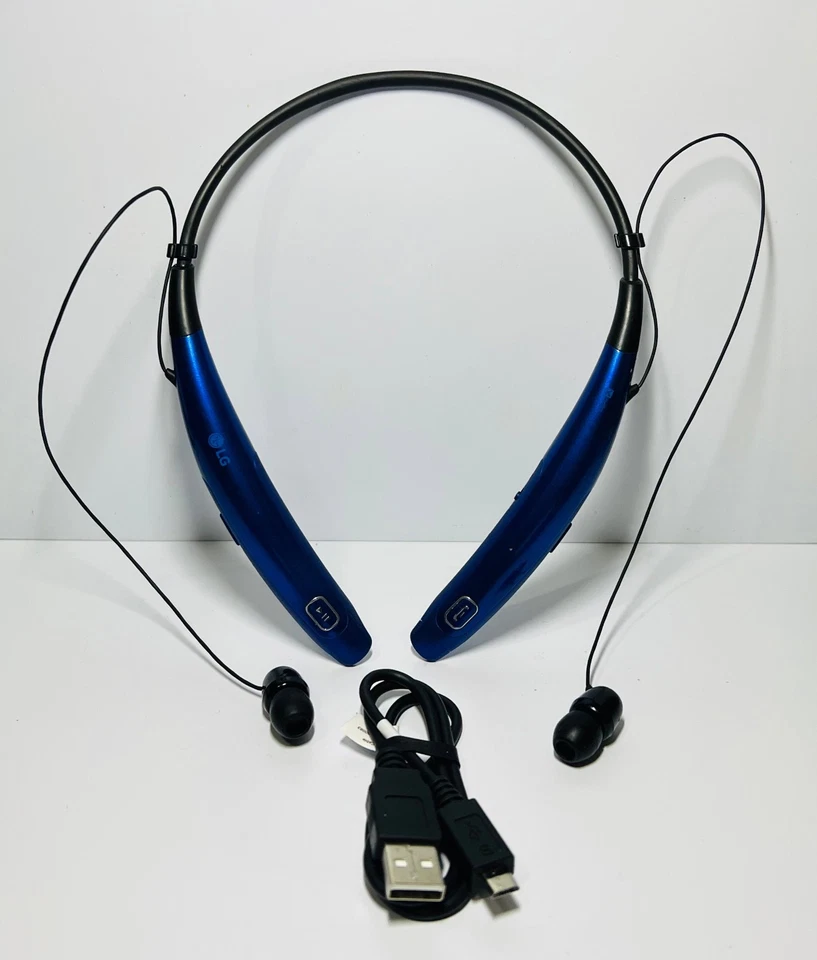 LG Tone HBS-770 Wireless Bluetooth Stereo Headset Blue ✅️💯Tested Works - Image 4 of 4