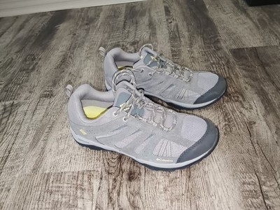 Columbia Techlite Drainmaker III Gray Yellow Women s Hiking Water Shoes Size 8