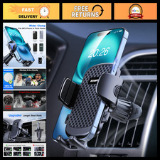 Universal Car Phone Holder for Vertical/Horizontal Vent - Upgraded Metal Clip, W