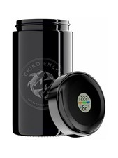Chiko Chako Violettglas mit Thermo-  Hygrometer - Aufbewahrung UV Schutz Humidor