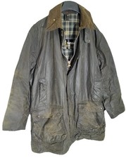 Vintage Barbour Brown Border Waxed Jacket A200 C42/107CM