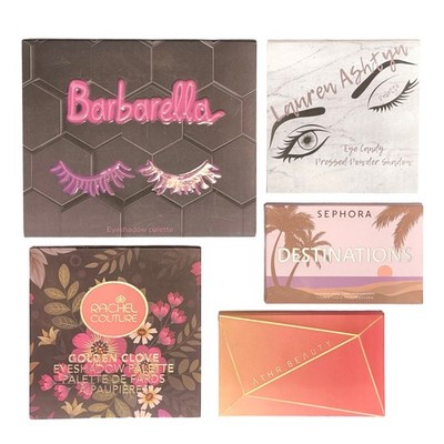 NEW Makeup Lot of 5 Eyeshadow Palettes Sephora Barbarella Rachel Couture Ashtyn