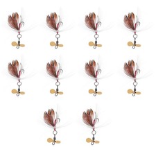 10 Pcs Lure Fishing Flies Kit Supplies Artificial for