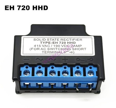 SOLID STATE RECTIFIER EH 720 HHD 415VAC/190VDC 2AMP brake rectifier module