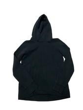 Lululemon Sweatshirt Hoodie Womens Size 6 Black Cotton Pullover