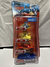 Disney Pixar Cars Walmart Exclusive 4 Pack GUIDO LUIGI DOC MCQUEEN New