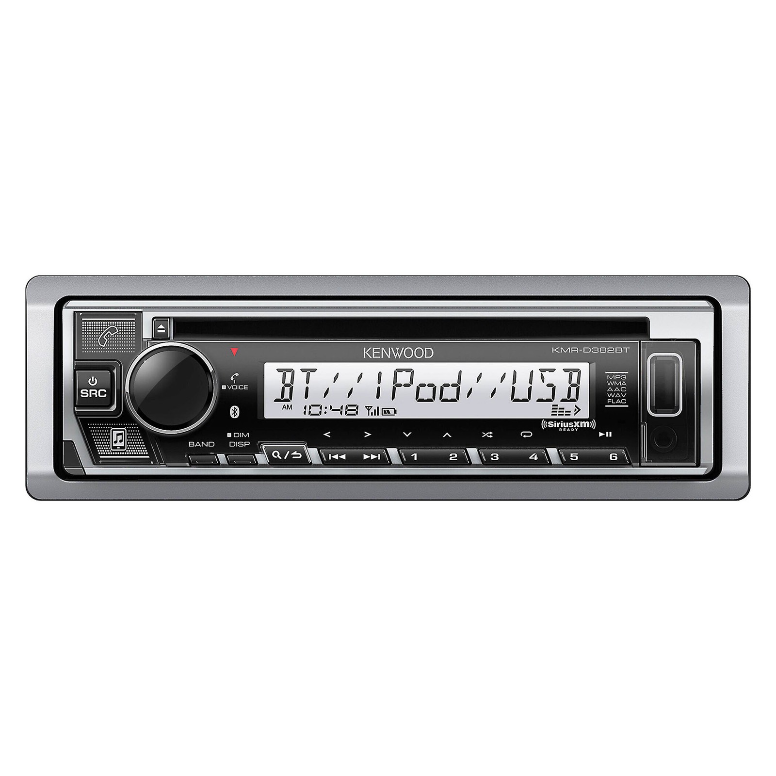 Kenwood KMR-D382BT Marine CD Receiver Compatible w/ Bluetoot