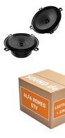 Lautsprecher Boxen Einbaupaket Hinten Audison APX 5 Passend FüR Alfa Romeo GTV 9