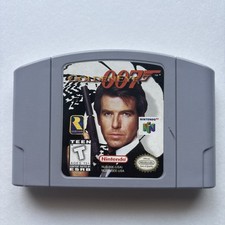 Nintendo 64 N64 Goldeneye 007 James Bond Retro Authentic FPS Cleaned Tested OEM