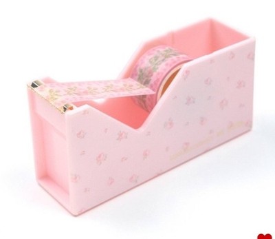 LoveShackFancy x Target - Yoobi Blooming Heirloom Tape Dispenser Strawberry Maca