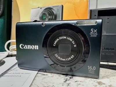 Canon PowerShot A3400 IS 16.0MP Digital Camera - Black for sale