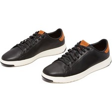 Image of Cole Haan Grandpro Tennis Black/British Tan 10 W - Wide