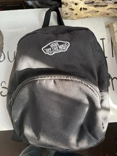 VANS Off The Wall Black Polyester Mini Backpack Adjustable Shoulder Strap