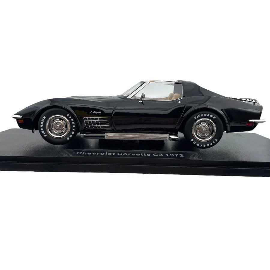 Modellino Auto 1/18 KK Chevrolet Corvette C3 1972 Black - Immagine 3 di 4