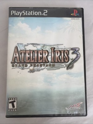 Atelier Iris 3: Grand Phantasm (Sony PlayStation 2, 2007) Complete With Manual