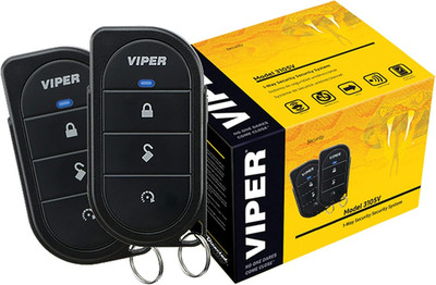 350 plus 3105V 1-Way Car Alarm Keyless Entry,Black