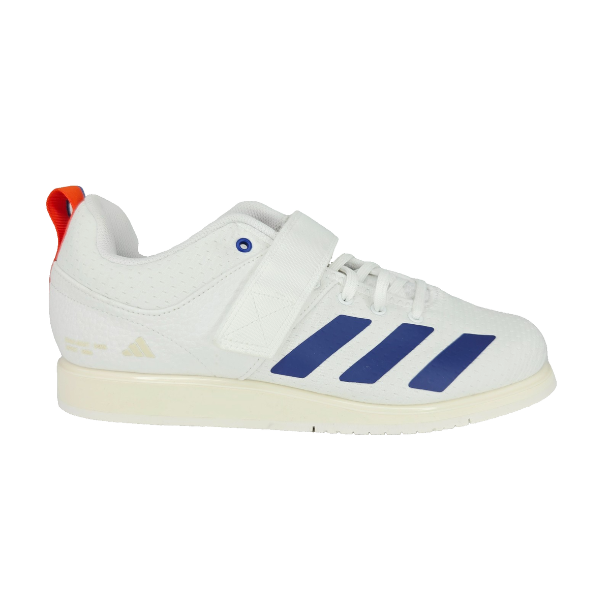 Adidas Powerlift 5 Weightlifting Shoes White Blue Orange Men's 11.5 JP9878  | eBay