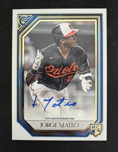 Jorge mateo [rookie auto] #ra-jma 2021 Topps Gallery Rookies Autographs card