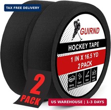 Hockey Tape, 2 Roll Strong Adhesive Goon Tape, Hockey Clear Tape 1 Inch x