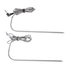 Safe and easy to clean meat probes for Traeger Grills wood pellet oven 2 pack
