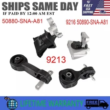 Engine Motor And  Transmission Mount Set For Honda Civic 2006-10 1.8L 9213 9218