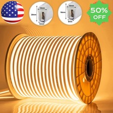 110V IP67 LED Neon Rope Light Strip Waterproof Tube Building Home Outdoor Decor