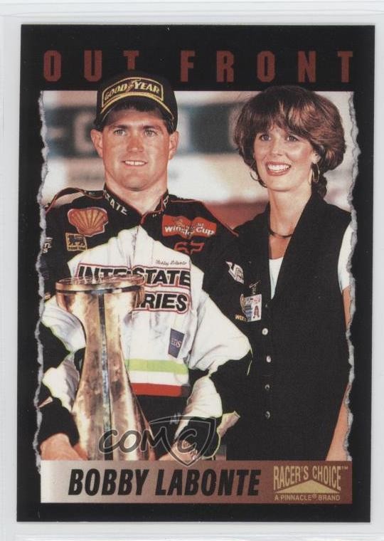 1996 Pinnacle Racer's Choice Out Front Bobby Labonte #68 HOF 0s5