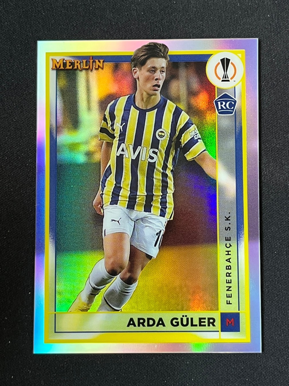 Arda Guler 2022-23 Topps Merlin UCC Refractor RC #43