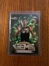 2025 Topps Chrome Ace Bailey Hidden Gems RC Rookie SSP Case Hit Jazz HG-4
