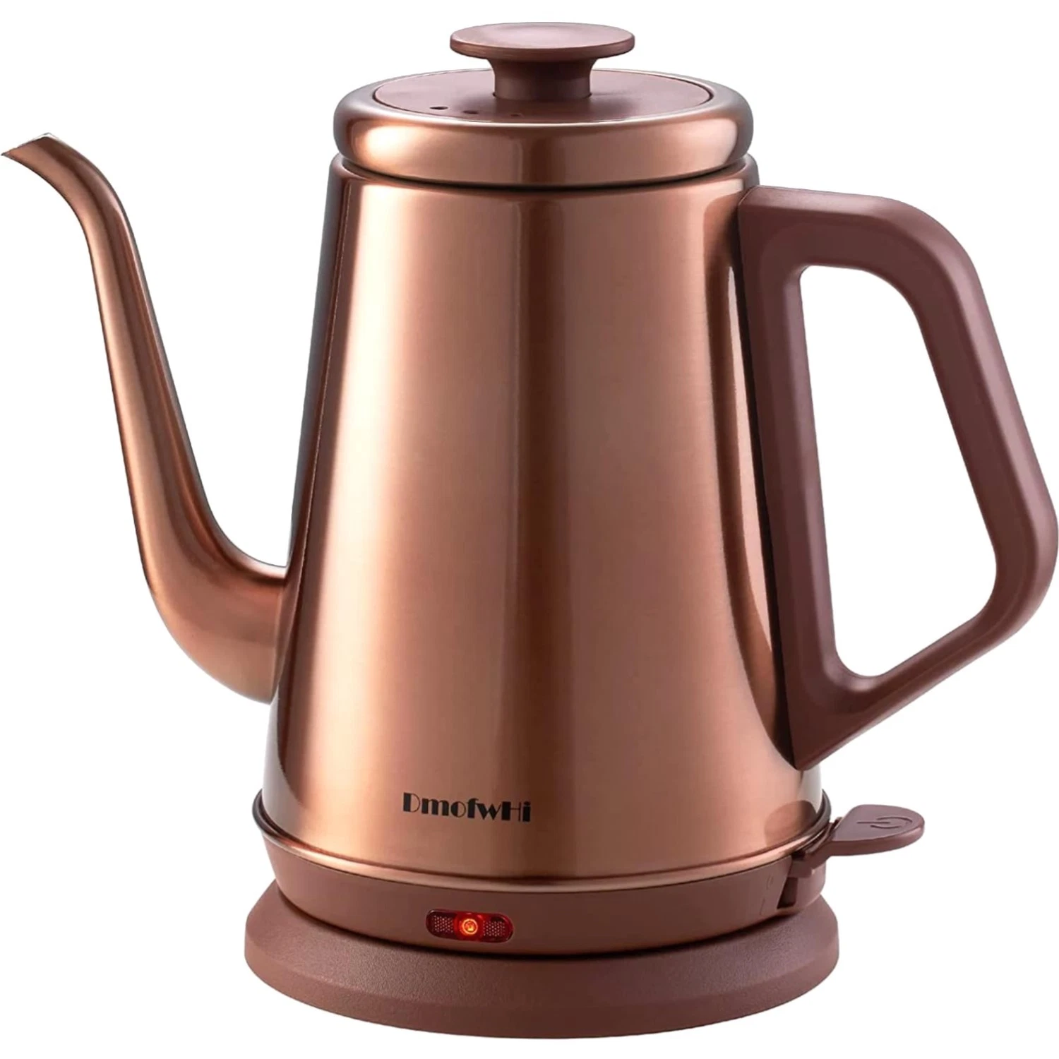 1000W Electric Tea & Coffee Kettle, 1.0L Copper Gooseneck with Auto Shut-Off