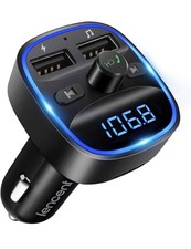 LENCENT Bluetooth FM Transmitter Auto, Musik ...